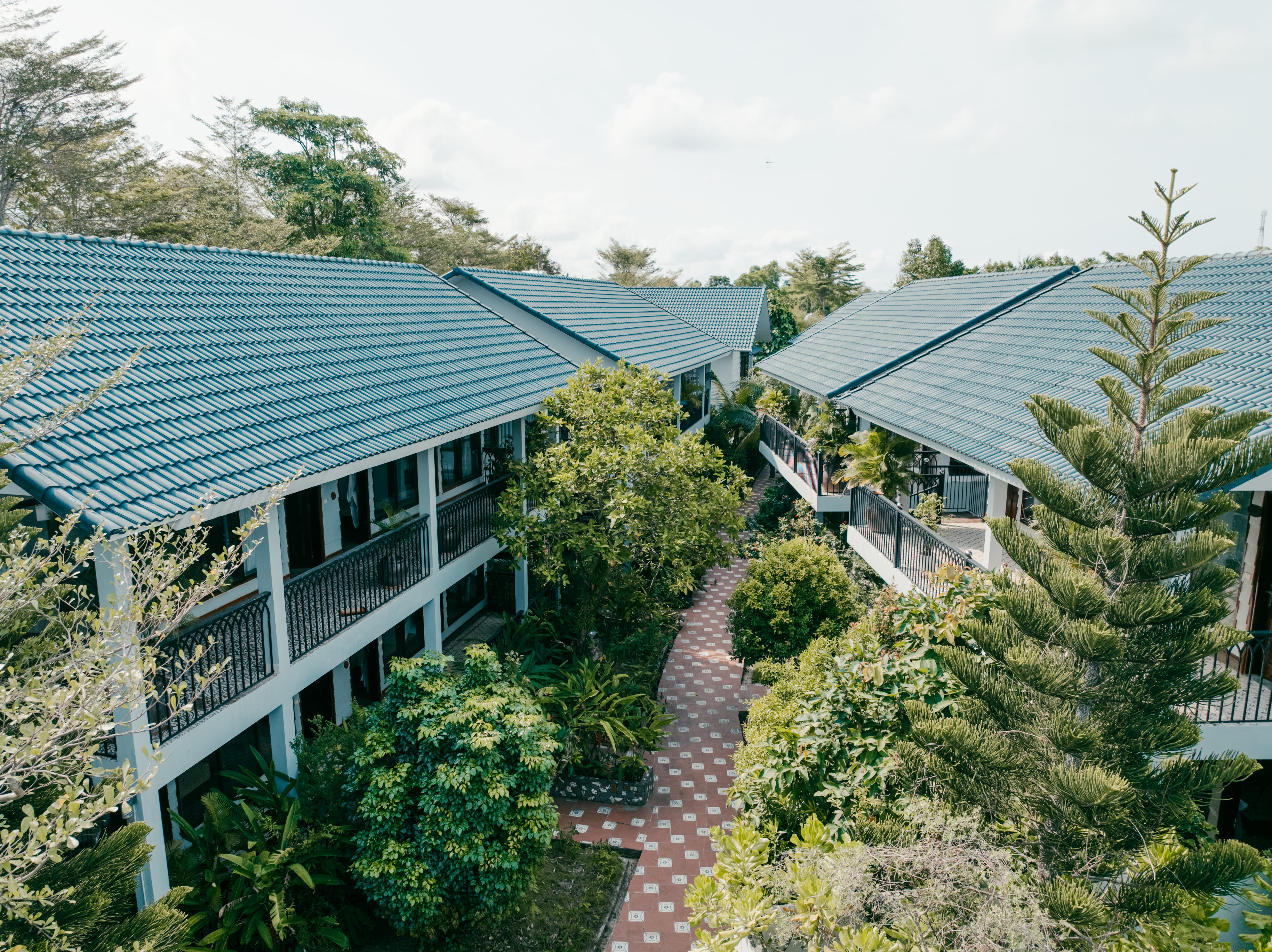 Đường dạo bộ resort